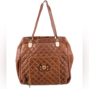 Marc Jacobs Quilted Leather Tote Bag